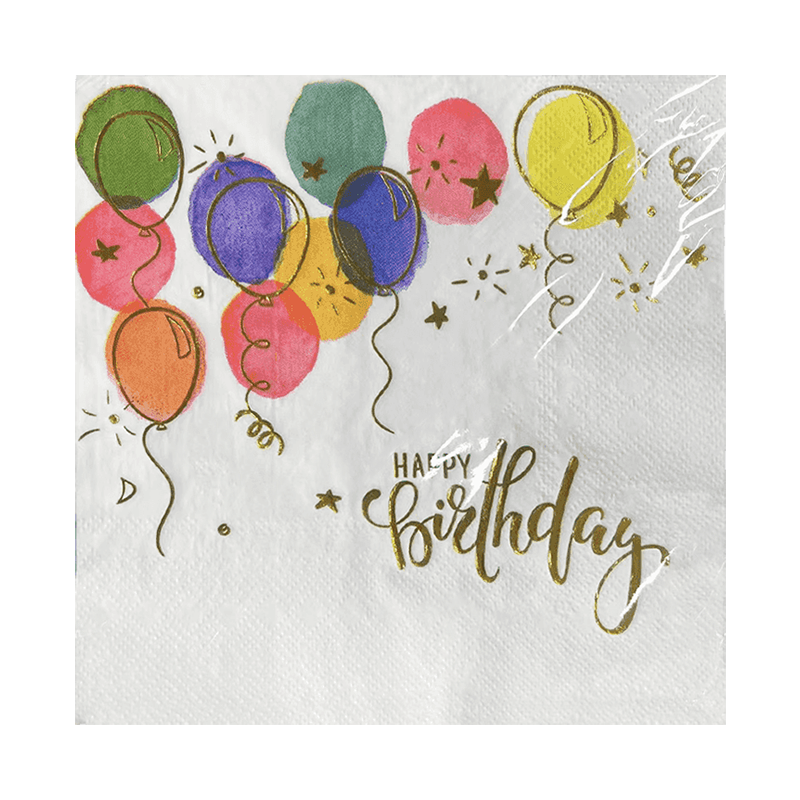 33x33 Chúc mừng sinh nhật khăn ăn thanh lịch với Stamping SJ5201 nóng